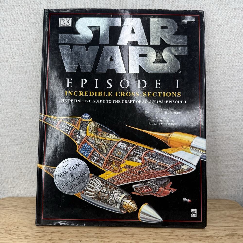 Star Wars Episode I 1 Incredible Cross-Sections by David Reynolds Hardcover Book